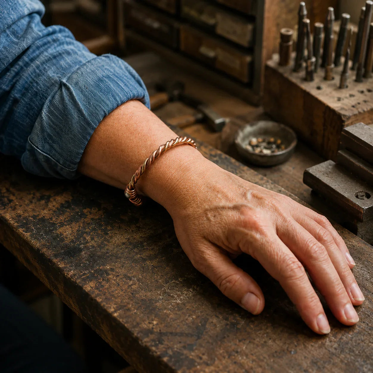 Pulsera de Cobre del Río de Carmen