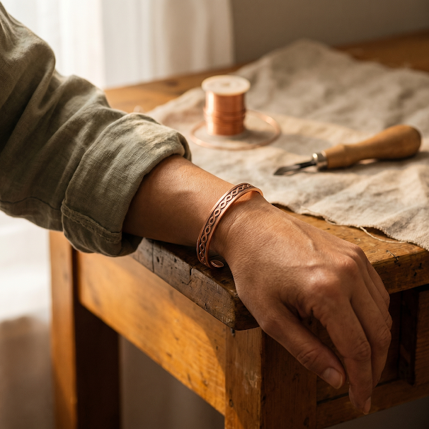 Pulsera de Cobre Actual de Carmen
