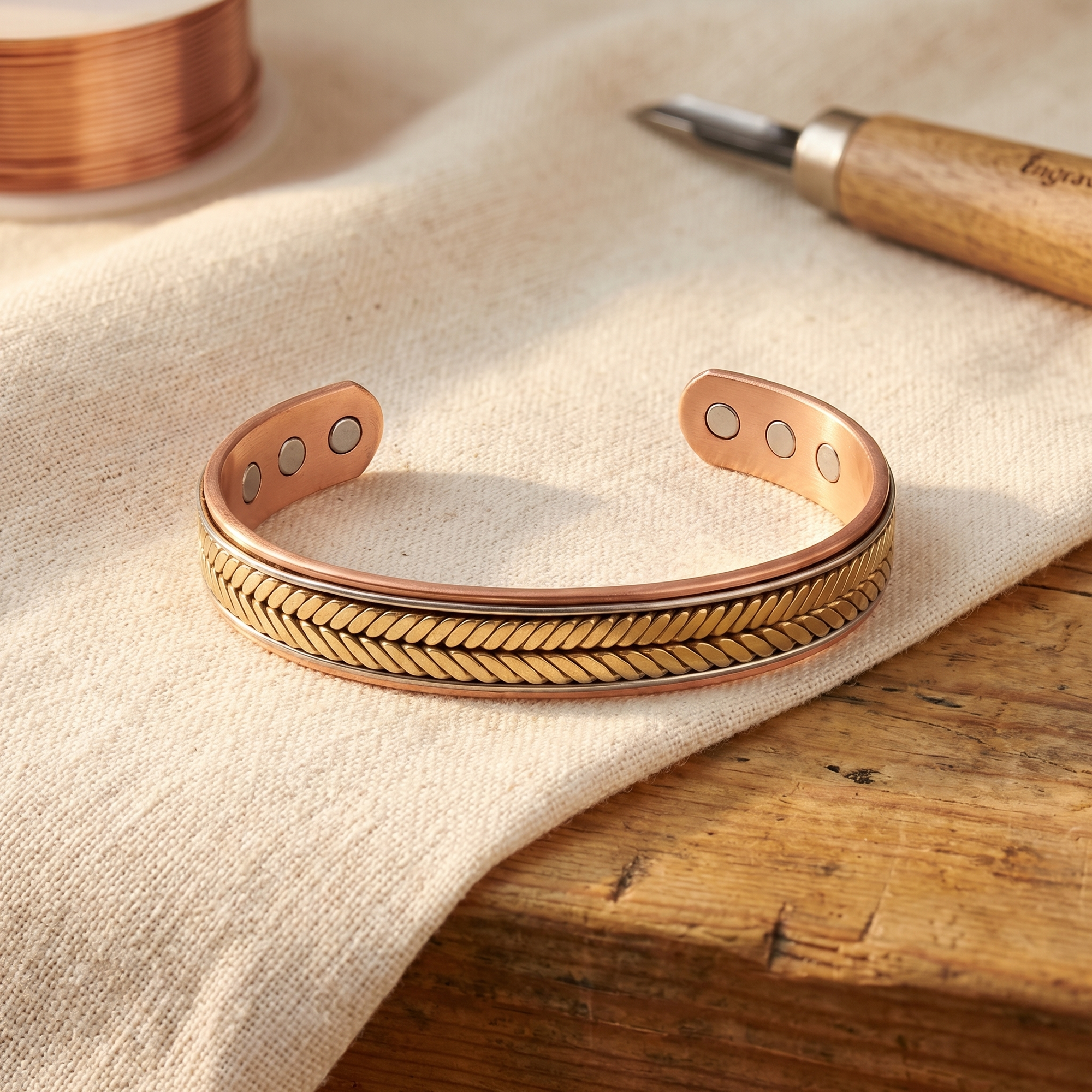 Pulsera de Cobre Cosecha de Carmen