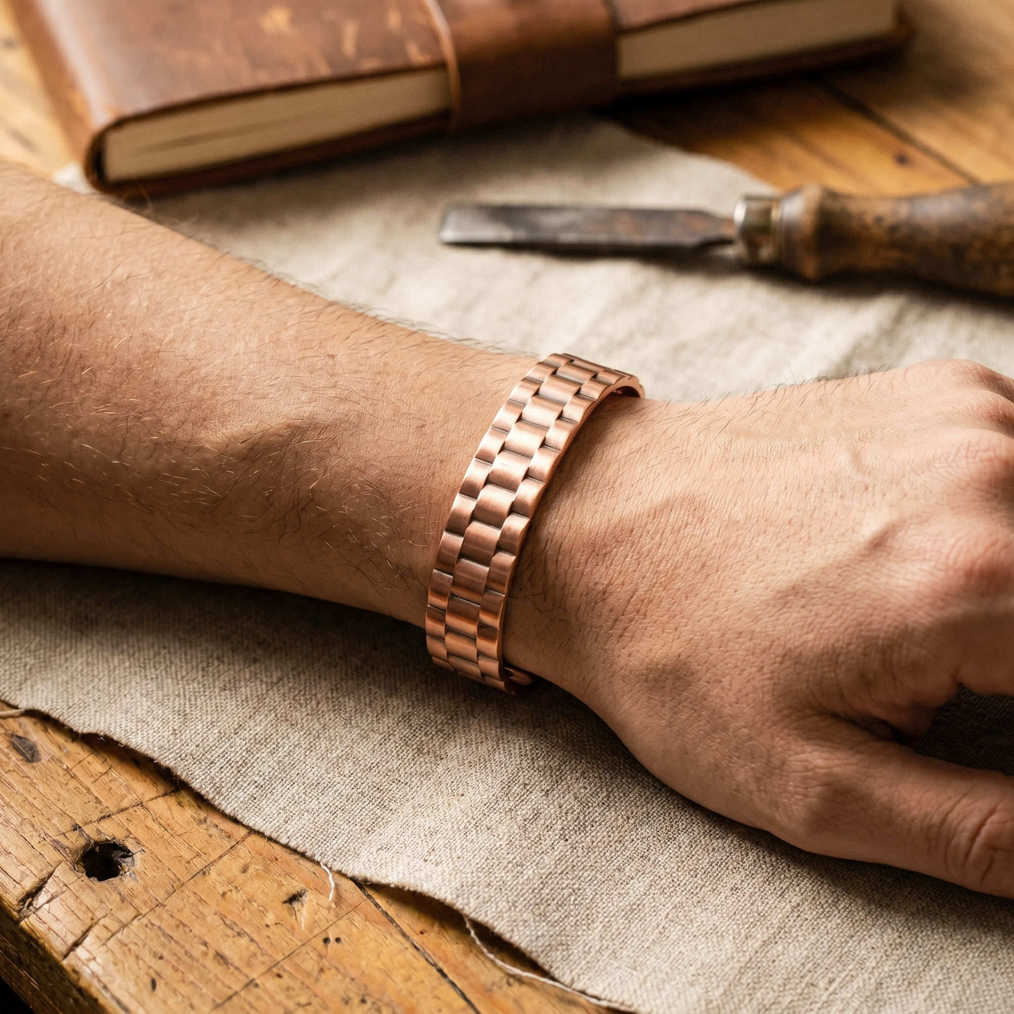 Pulsera de Cobre para Hombre de Carmen