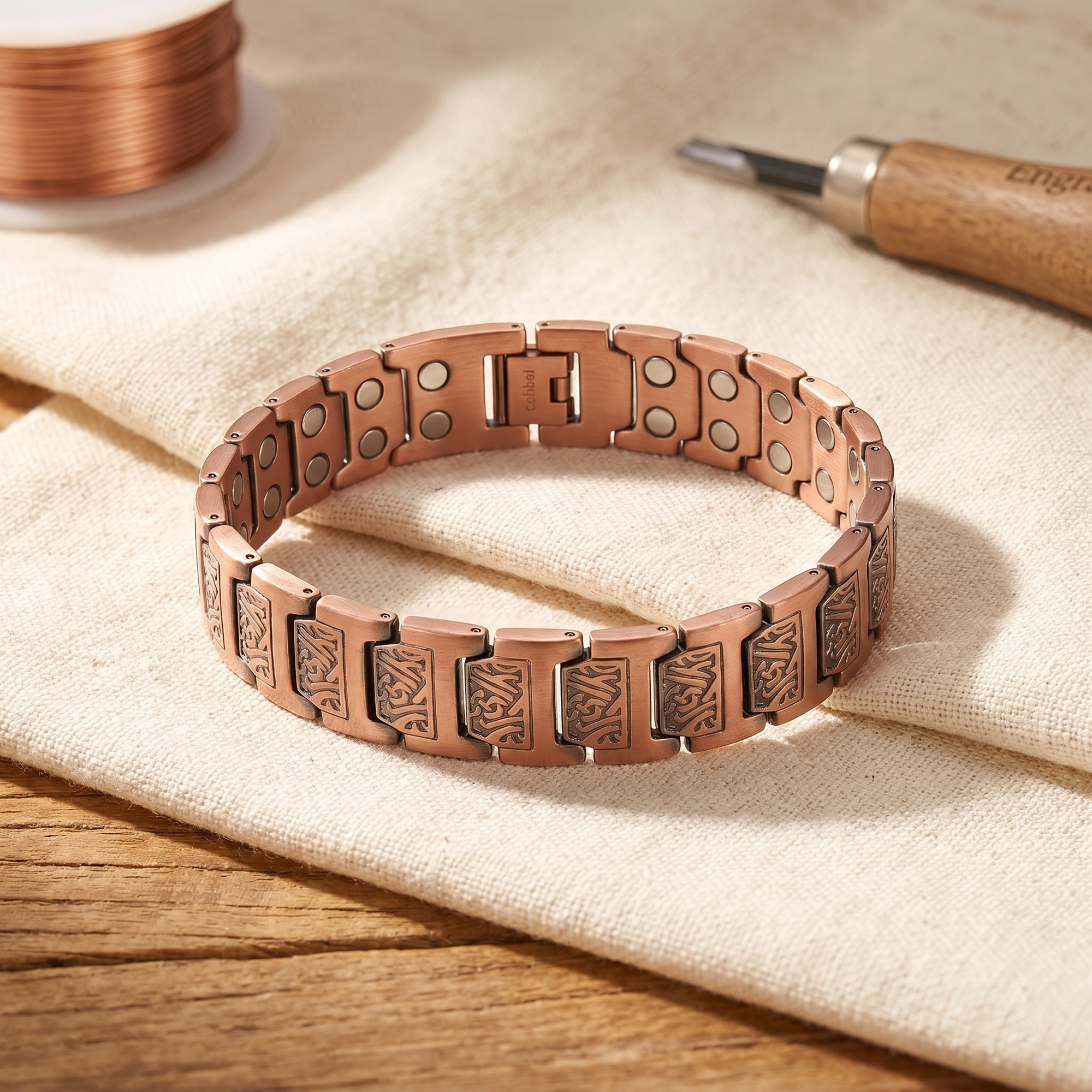 Pulsera de Cobre para Hombre de Carmen's Glen