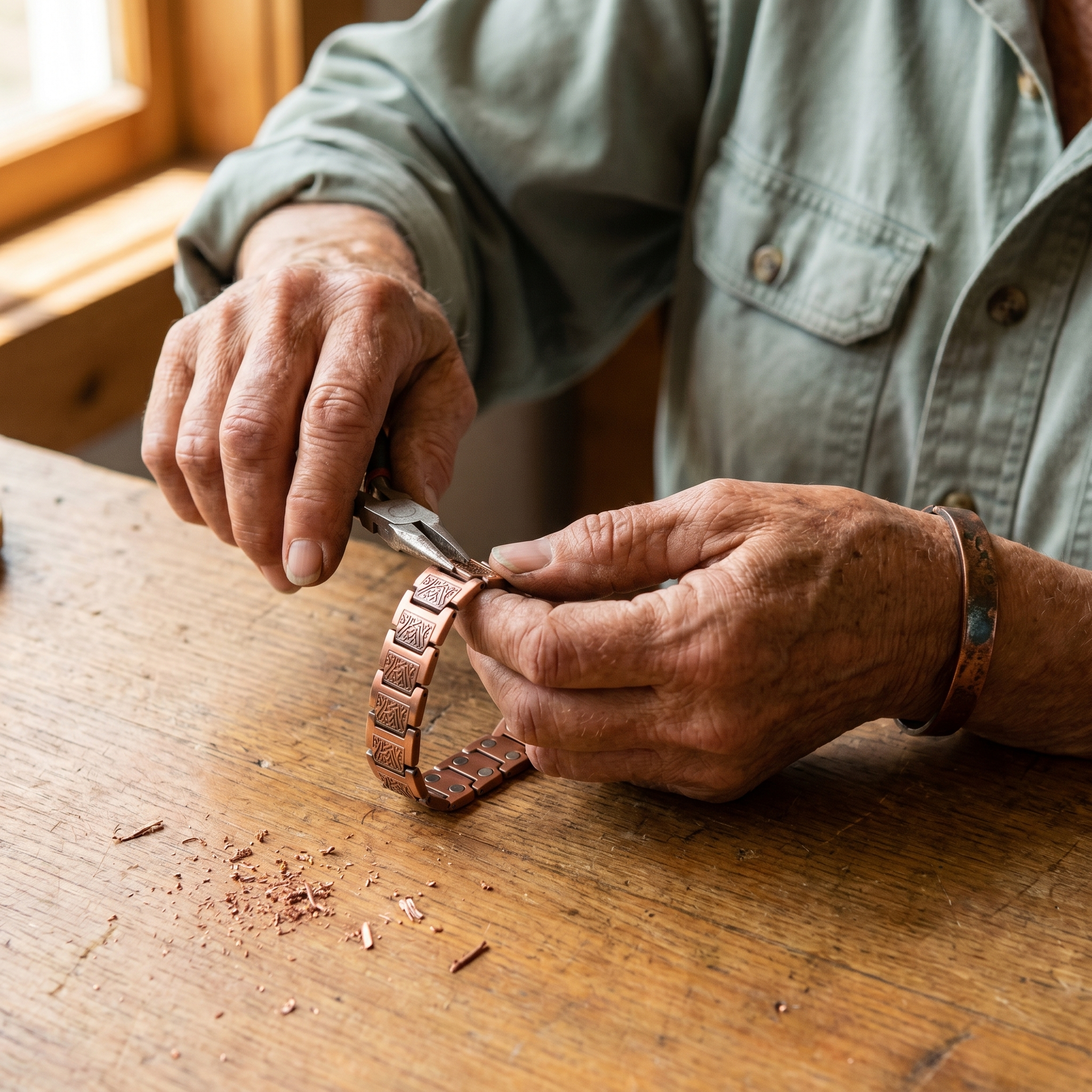Pulsera de Cobre para Hombre de Carmen's Glen